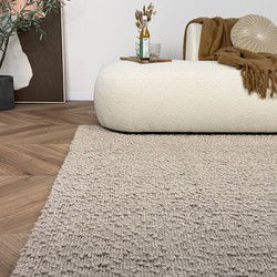 Wollen vloerkleed Nuta beige -  Interieur05 - 200 x 290 cm - (L)