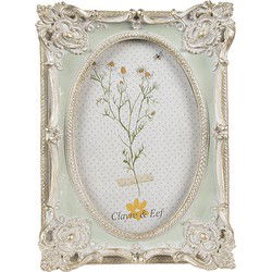 Clayre & Eef Fotolijst Groen Polyresin