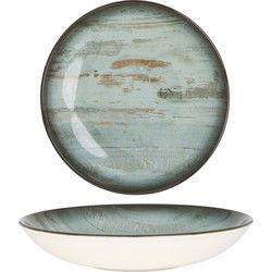 Bonna Diepbord - Madera - Porselein - 25 cm (1300cc) - set van 6