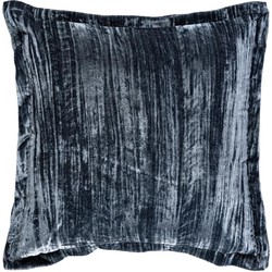 PTMD Senny Sierkussen - 45x3x45 cm - Fluweel - Blauw