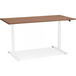 TRONIK elektrisch zit-sta bureau 140x70x127 cm Bruin