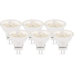 Groenovatie GU4 / MR11 LED Spot 2W Warm Wit 35mm 6-Pack