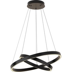 Maytoni - Hanglamp Rim - Zwart - Ø60