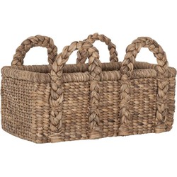 MUST Living Basket Colony reqtangular LOW,36x61x35 cm, waterhyacinth