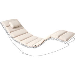 Beliani BRESCIA PREMIUM - Zitkussen-Beige-Polyester