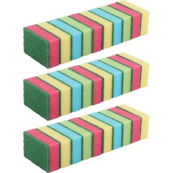 Dirt Devil Schuursponzen - 50x stuks - 8,5 x 5,5 x 2,5 cm - Sponzen