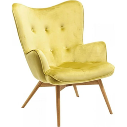 Kare Fauteuil Vicky Velvet Green