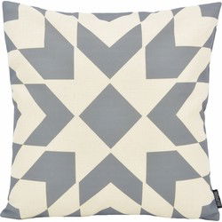 Sierkussen Grey Aztec | 45 x 45 cm | Katoen/Linnen