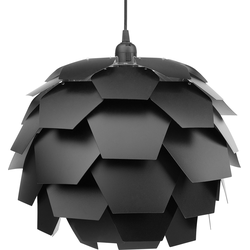 Beliani SEGRE L - Hanglamp-Zwart-Synthetisch materiaal
