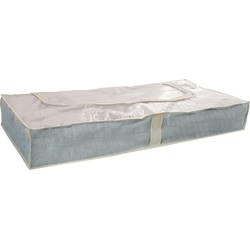 MSV opbergtas/beschermhoes beddengoed/kleding - voor onder bed - 109 x 46 x 15 cm - Opberghoezen