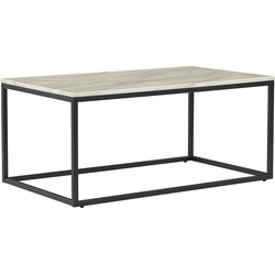 DELANO  - Salontafel - Beige/Zwart - MDF