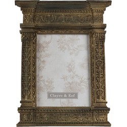 Clayre & Eef Fotolijst Goudkleurig Polyresin