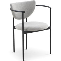 Lunar dining chair - grey weave