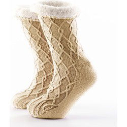 Textino ELLIS - Adult House socks - Bone White - Textino
