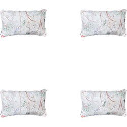 Madison -  Sierkussen Donna natural canvas eco+ - Ca. 30x50 cm - Set van 4