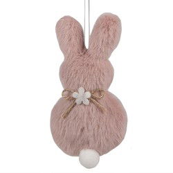 Clayre & Eef Paashanger Konijn Roze Synthetisch