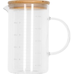 Krumble Maatbeker glas met deksel - 1000 ml