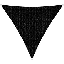 Compleet pakket: Sunfighters driehoek 4.2m Zwart met RVS Bevestigingsset en buitendoekreiniger