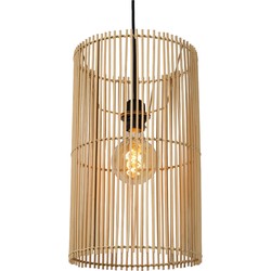 Scandinavische licht houten hanglamp 26 cm Ø E27 koker