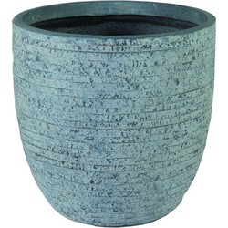 Utah Egg Pot Washed Grey D39H38 - MCollections