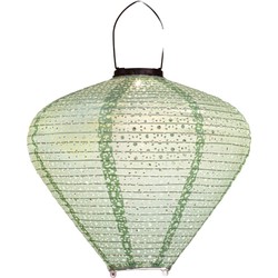 Solar Lampion 33 x 29 cm Sage Groen - Anna's Collection