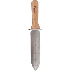 Esschert design Hori Hori mes - tuindersmes met schede - RVS - 8 x 32 cm - Tuingereedschap