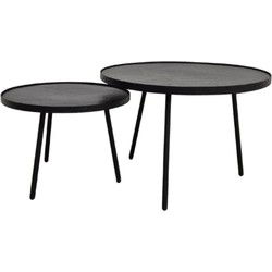 Salontafel Set - Monza - Set van 2 - Zwart