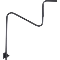 Steinhauer wandlamp Linstrøm - zwart - metaal - 3833ZW