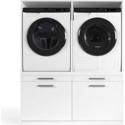 Wasophoogte Wasmachine Kast Oslo – Pure Wit