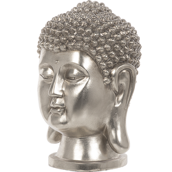 Beliani BUDDHA - Decoratief accessoire-Zilver-Polyresin