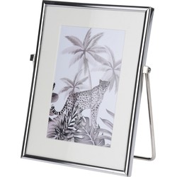 Fotolijst metaal zilver geschikt voor een foto van 15 x 20 cm - Fotolijsten