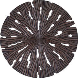 PTMD Wandpaneel Bonte - 120x2x120 cm - MDF - Bruin