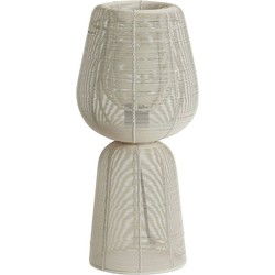Light & Living - tafellamp - Aboso - beige wit - metaal - nachtkastlamp - E27 - 1883343