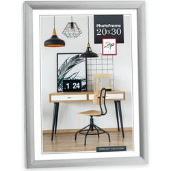 Zep Fotolijstje - zilverlkeurig - kunststof - voor foto van 20 x 30 cm - Fotolijsten
