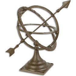 A CAST IRON TABLE SUNDIAL