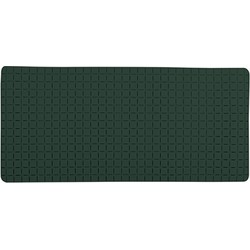 MSV Douche/bad anti-slip mat badkamer - rubber - groen - 76 x 36 cm - Badmatjes