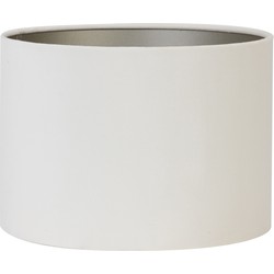 Light&living A - Kap cilinder 25-25-18 cm VELOURS off white
