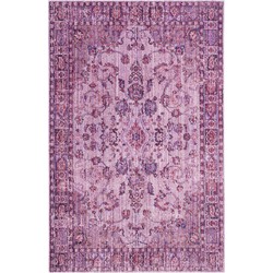 Safavieh Craft Art-Inspired Indoor Woven Area Rug, Valencia Collection, VAL105, in Pink & Multi, 152 X 244 cm