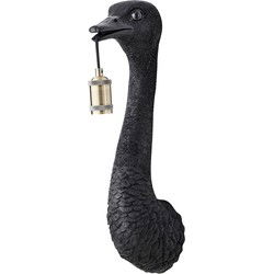 Light&living Wandlamp 18x15,5x57,5 cm OSTRICH mat zwart