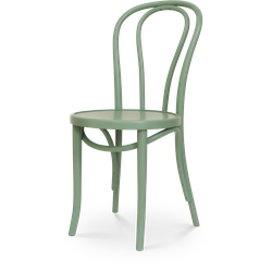 Vienna Thonet No. 18 houten bistrostoel lichtgroen
