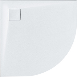PARON - Douchebak - Wit - 80 x 80 x 3 cm - SMC (kunststof)