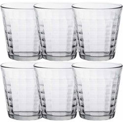 Duralex Drinkglazen Prisme - 6x - glas - 275 ml - Drinkglazen