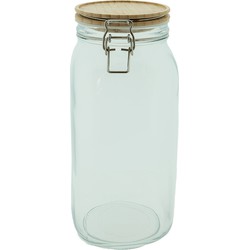 Clayre & Eef Voorraadpot  2100 ml Glas Voorraadbus