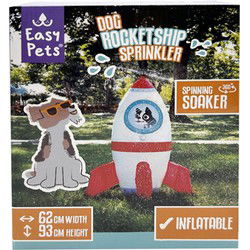 EASYPETS SUMMER ROCKETSHIP SPRINKLER 94 CM