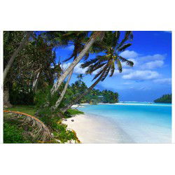 Tuindoek blue lagoon 210x140cm