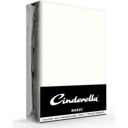 Cinderella Basic Hoeslaken Ivory Hoge Hoek - 40 cm-180 x 200 cm
