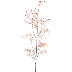 Mini daisy branch peach red 172 cm kunstbloem