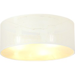 industriële plafondlamp Aston Zwart 3-lichts