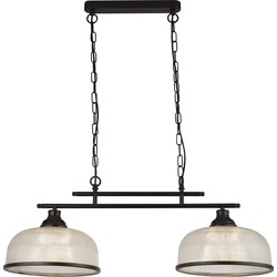 Hanglamp Highworth Metaal L:75cm Zwart