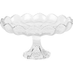 Clayre & Eef Schaal Ø 23x12 cm Transparant Glas